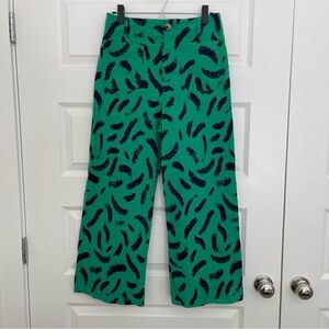 Anthropologie MAEVE THE COLETTE CROPPED WIDE-LEG PANTS